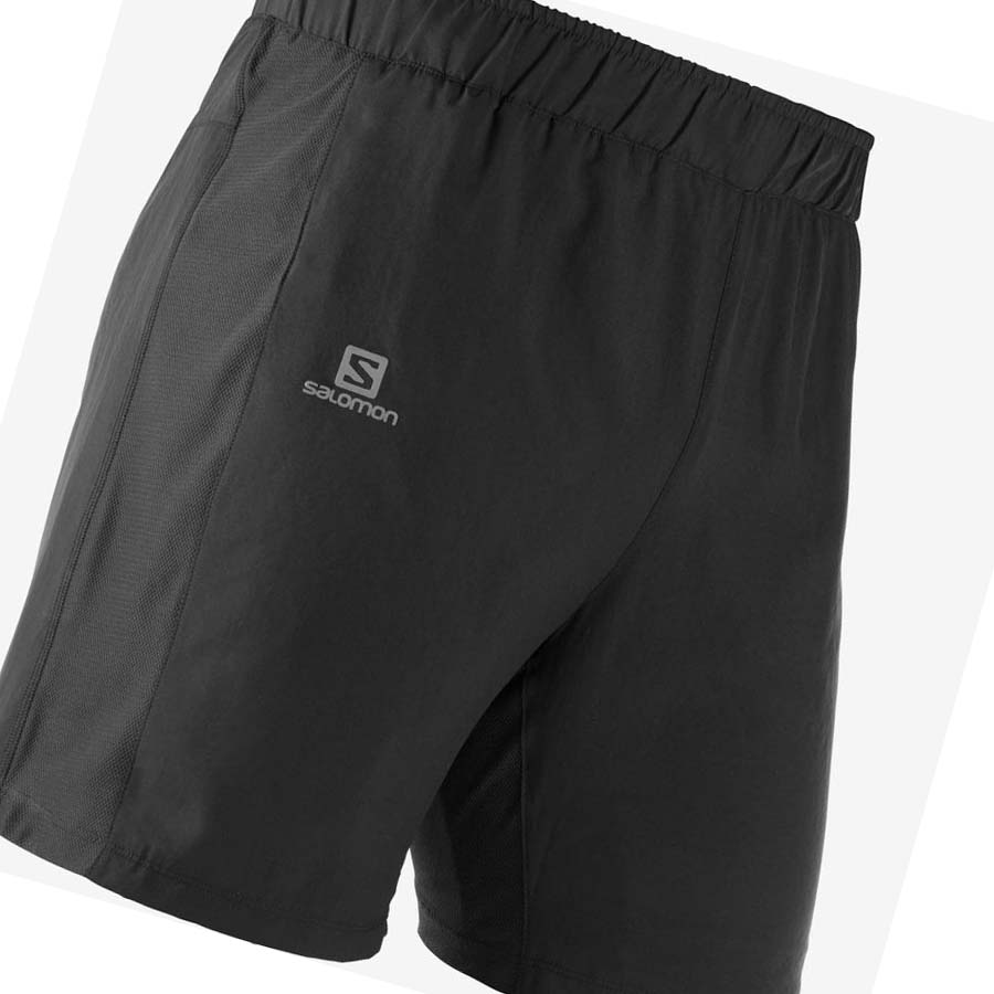 Salomon AGILE 2IN1 Shorts Herr Svarta | SE445PJJ