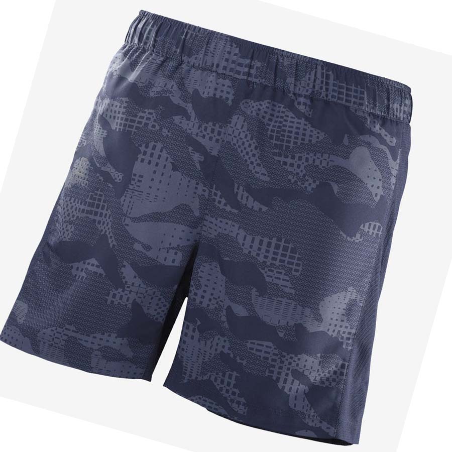 Salomon AGILE 5 Shorts Herr Lila | SE444AHK