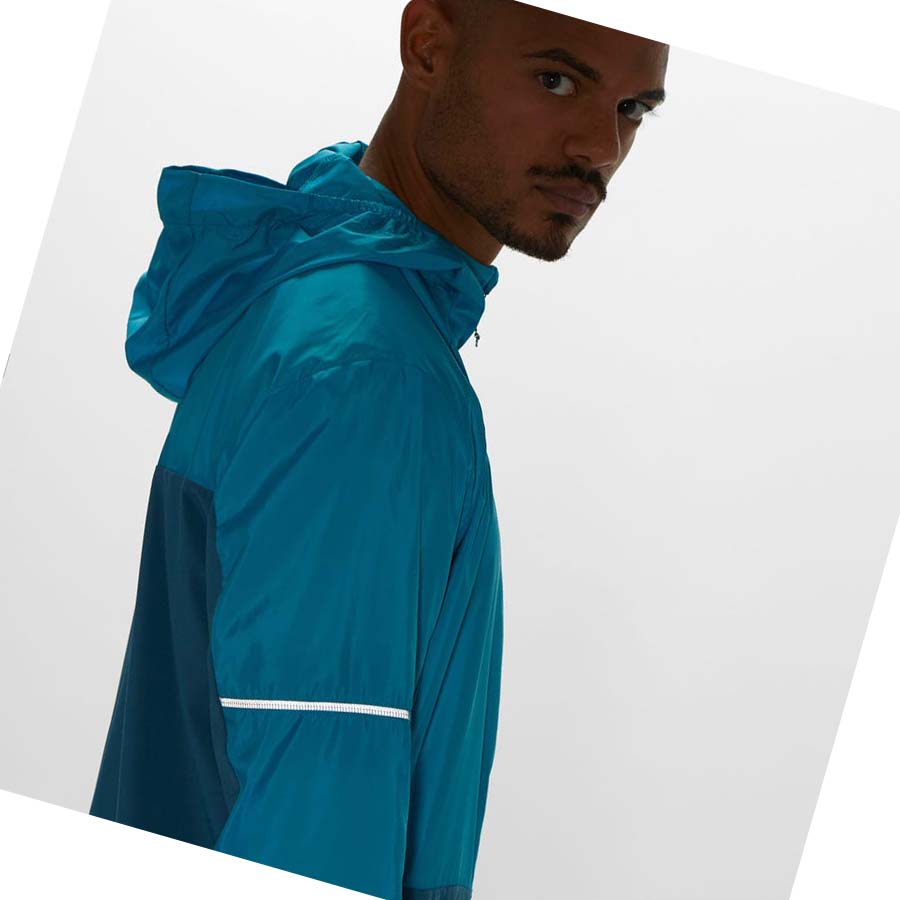 Salomon AGILE WIND WINDBREAKERS Jacka Herr Blå | SE360JPQ