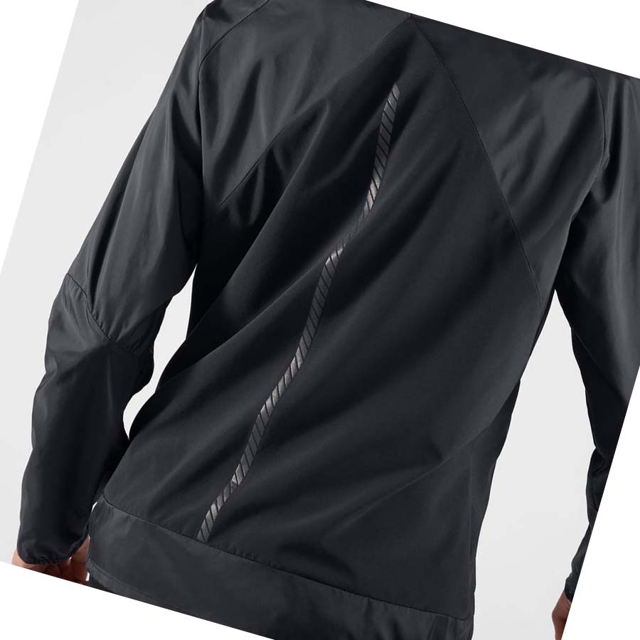 Salomon BONATTI CROSS WIND WINDBREAKERS Jacka Dam Svarta | SE1161CTV