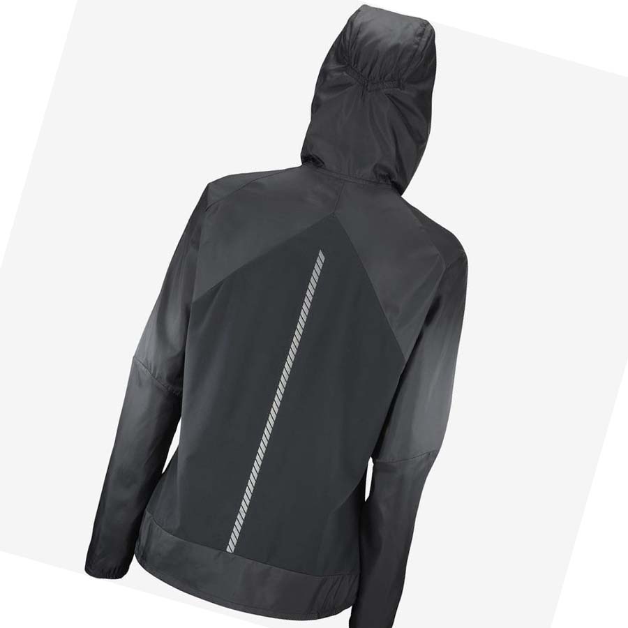 Salomon BONATTI CROSS WIND WINDBREAKERS Jacka Dam Svarta | SE1161CTV