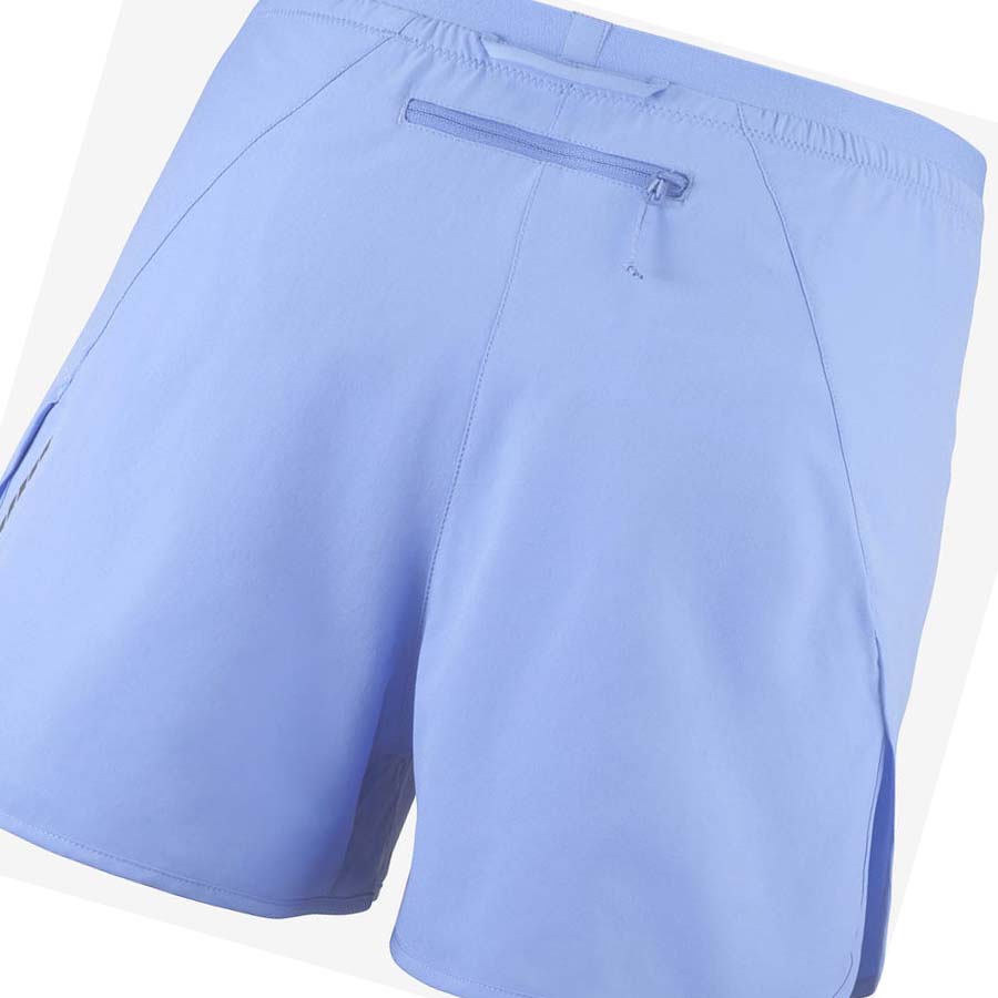 Salomon CROSS 3'' Shorts Dam Blå | SE1278OKI