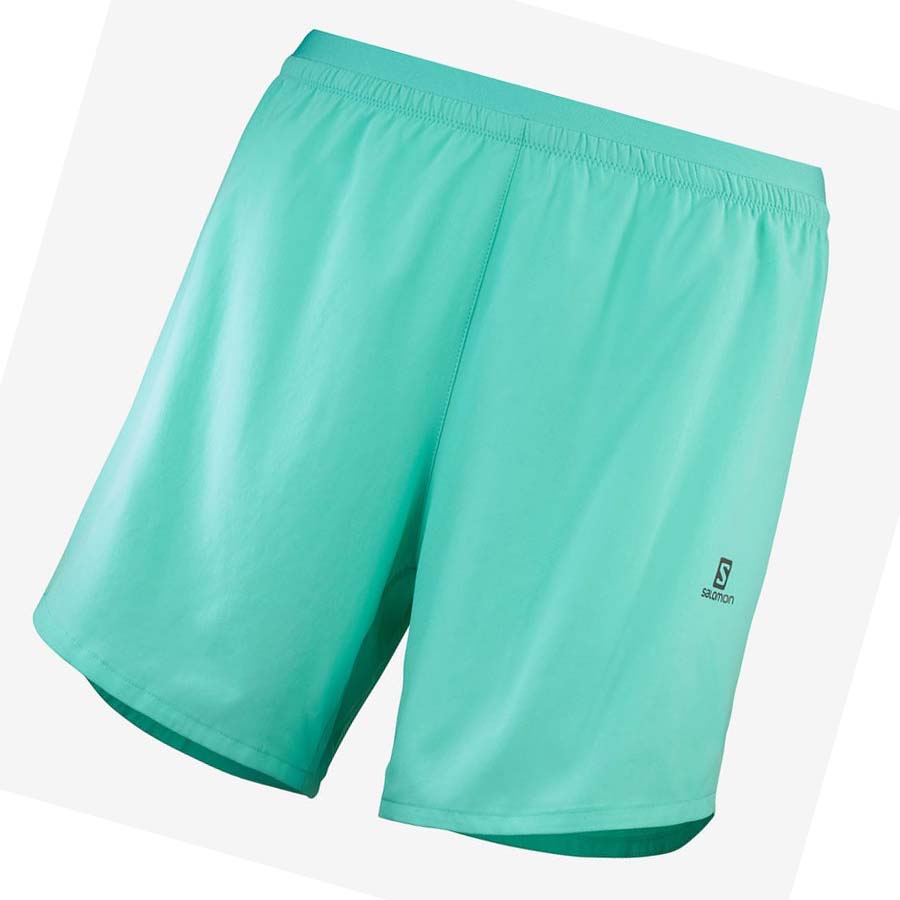 Salomon CROSS 5\'\' Shorts Dam Blå | SE1280UZG