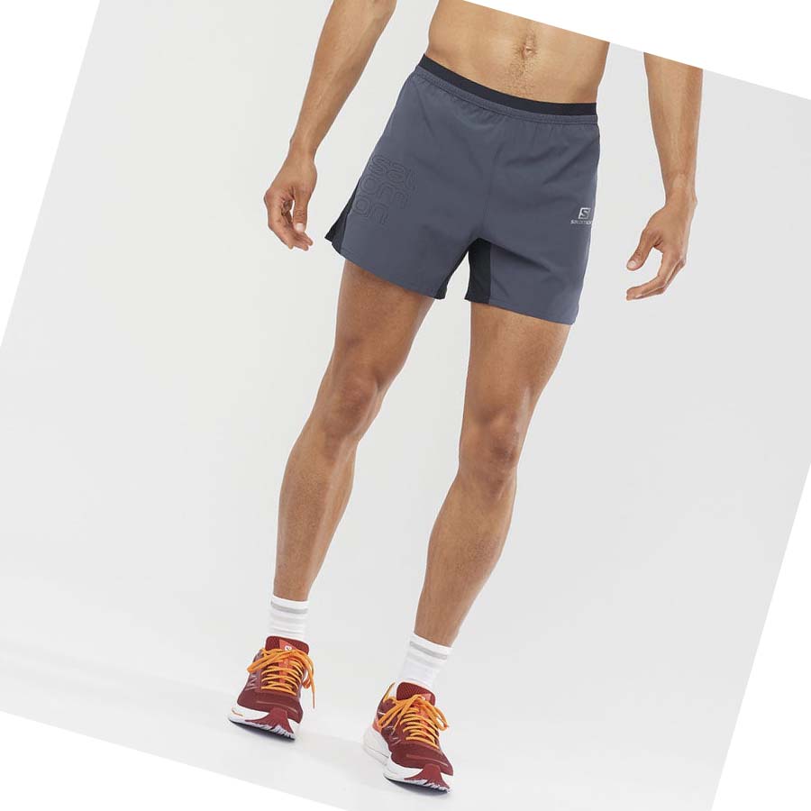 Salomon CROSS 5'' Shorts Herr Grå | SE460XYU