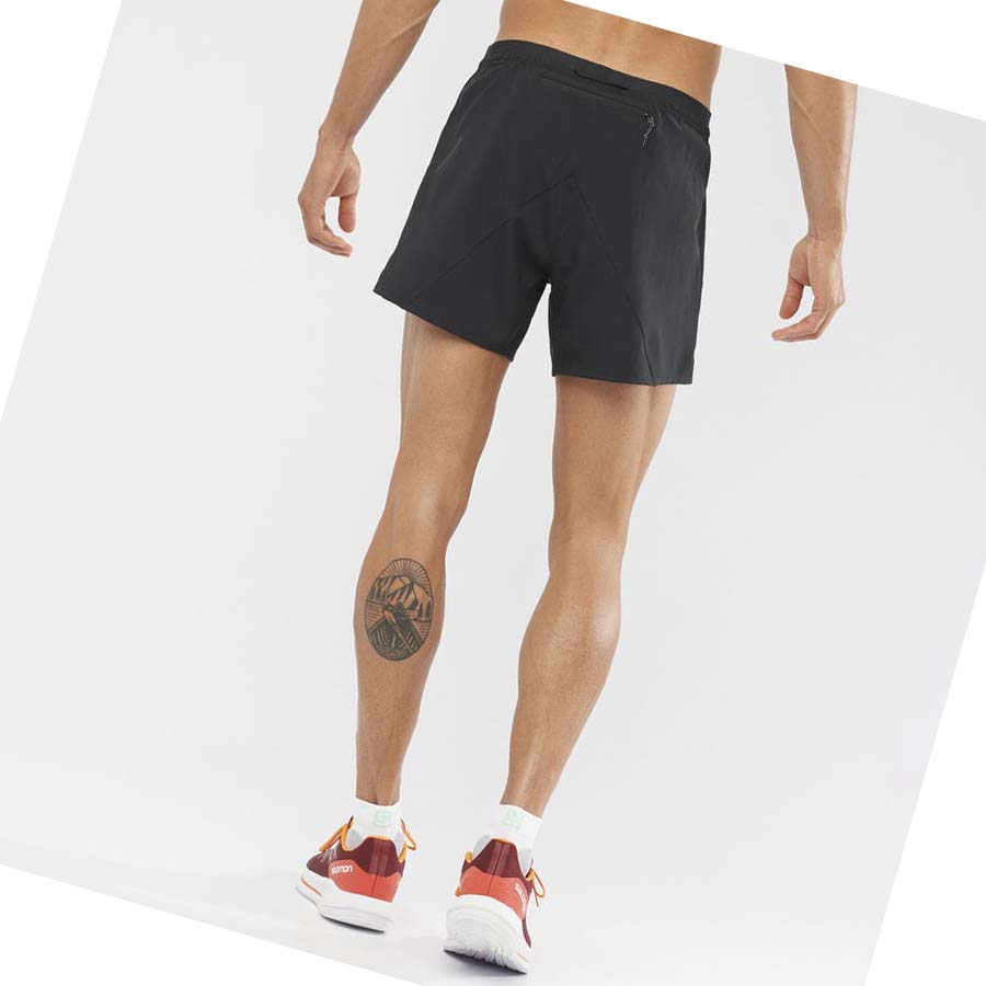 Salomon CROSS 5'' Shorts Herr Svarta | SE456NWY