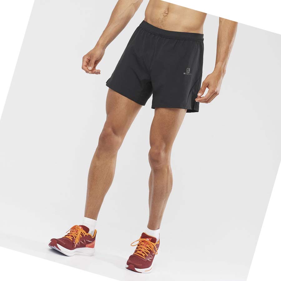 Salomon CROSS 5'' Shorts Herr Svarta | SE456NWY