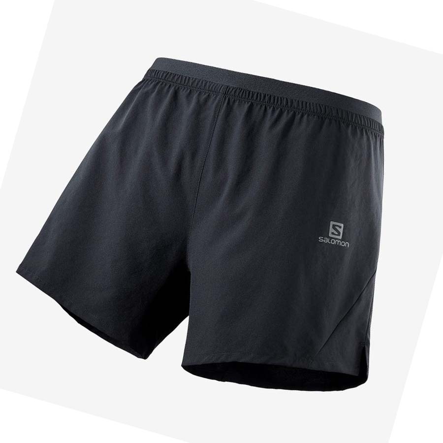 Salomon CROSS 5\'\' Shorts Herr Svarta | SE456NWY