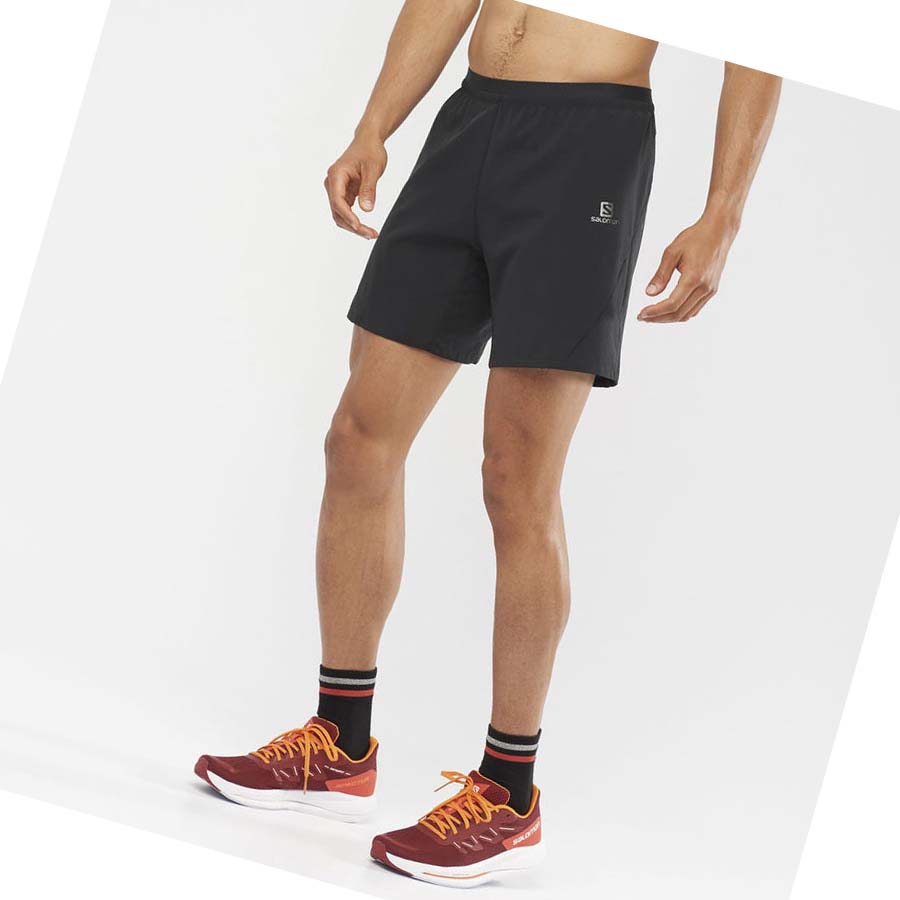 Salomon CROSS 7'' Shorts Herr Svarta | SE463KOR