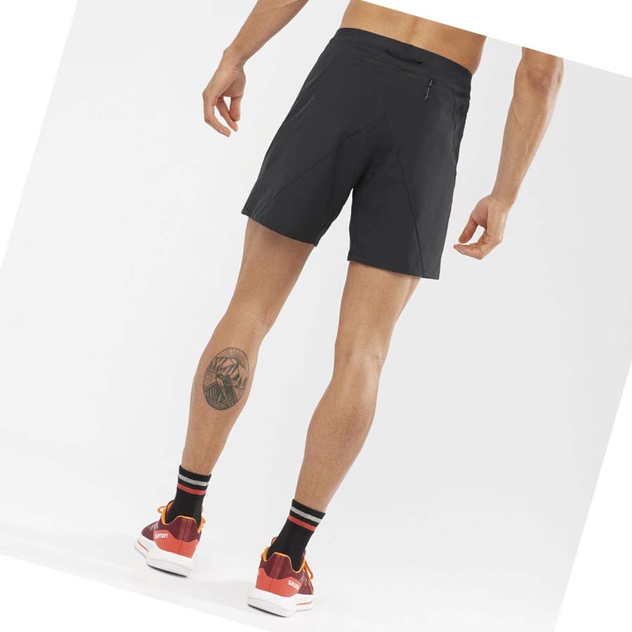 Salomon CROSS 7'' Shorts Herr Svarta | SE463KOR