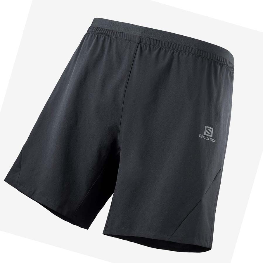 Salomon CROSS 7\'\' Shorts Herr Svarta | SE463KOR