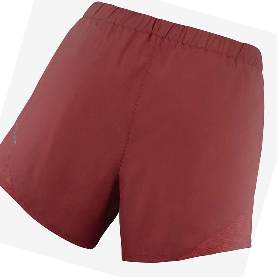 Salomon CROSS REBEL 4'' Shorts Dam Röda | SE1274DFM