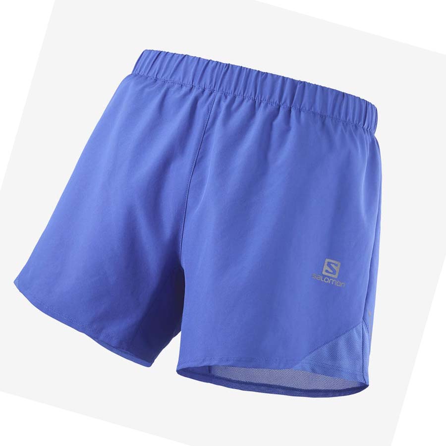 Salomon CROSS REBEL 5\'\' Shorts Herr Blå | SE449YXF