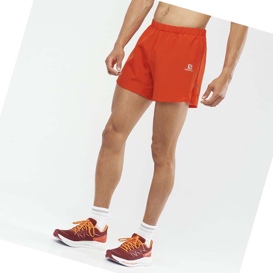 Salomon CROSS REBEL 5'' Shorts Herr Orange | SE447ILH