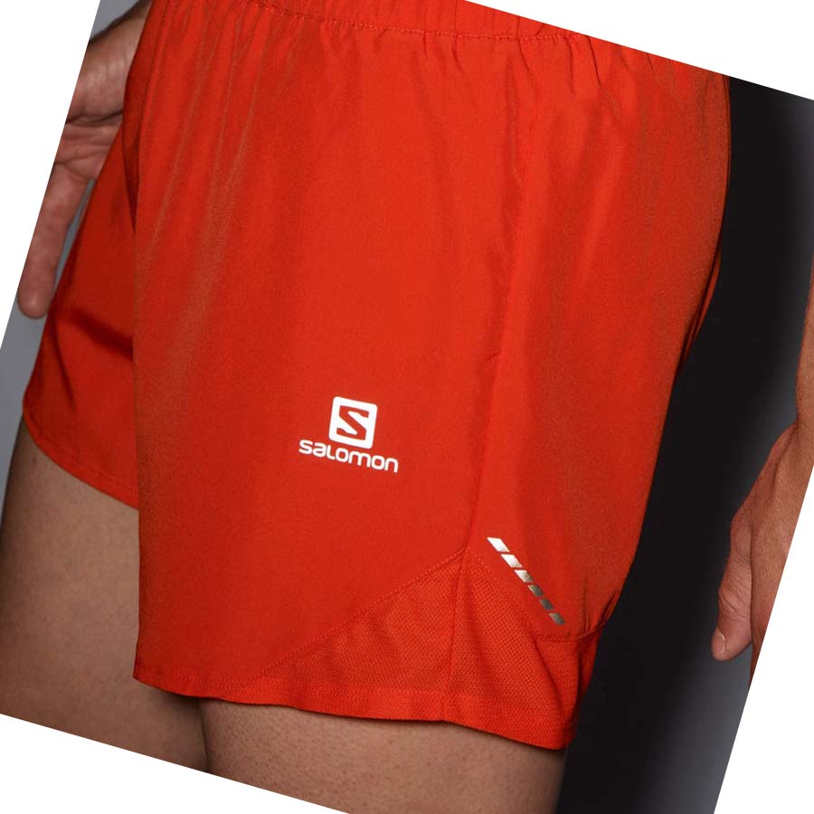 Salomon CROSS REBEL 5'' Shorts Herr Orange | SE447ILH