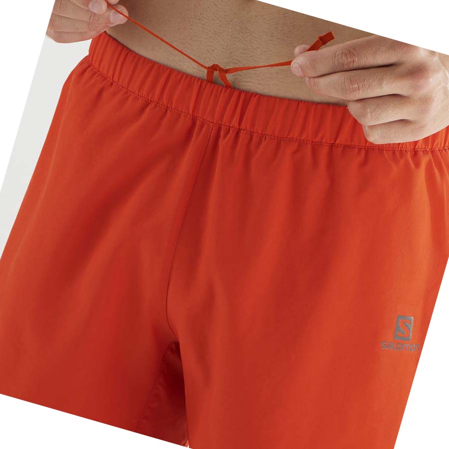 Salomon CROSS REBEL 5'' Shorts Herr Orange | SE447ILH