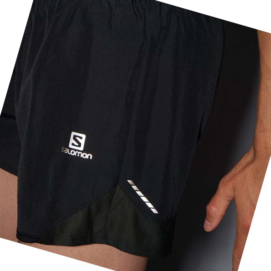 Salomon CROSS REBEL 5'' Shorts Herr Svarta | SE448UZG