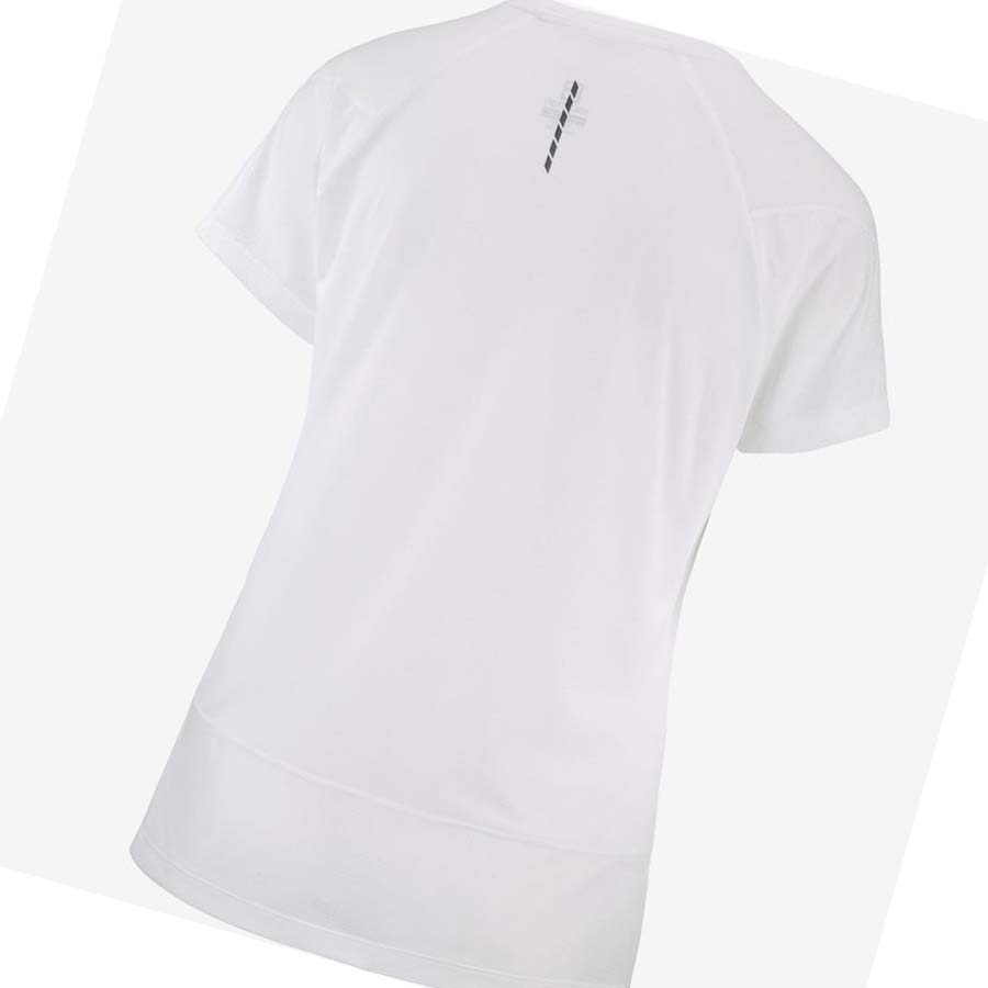 Salomon CROSS RUN T-shirt Dam Vita | SE1084XYU