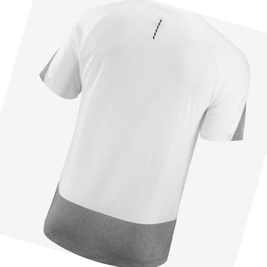 Salomon CROSS RUN T-shirt Herr Vita | SE398TCE