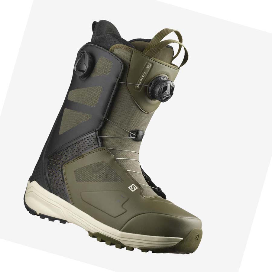 Salomon DIALOGUE DUAL BOA Pjäxor Herr Olivgröna Svarta | SE755SGL