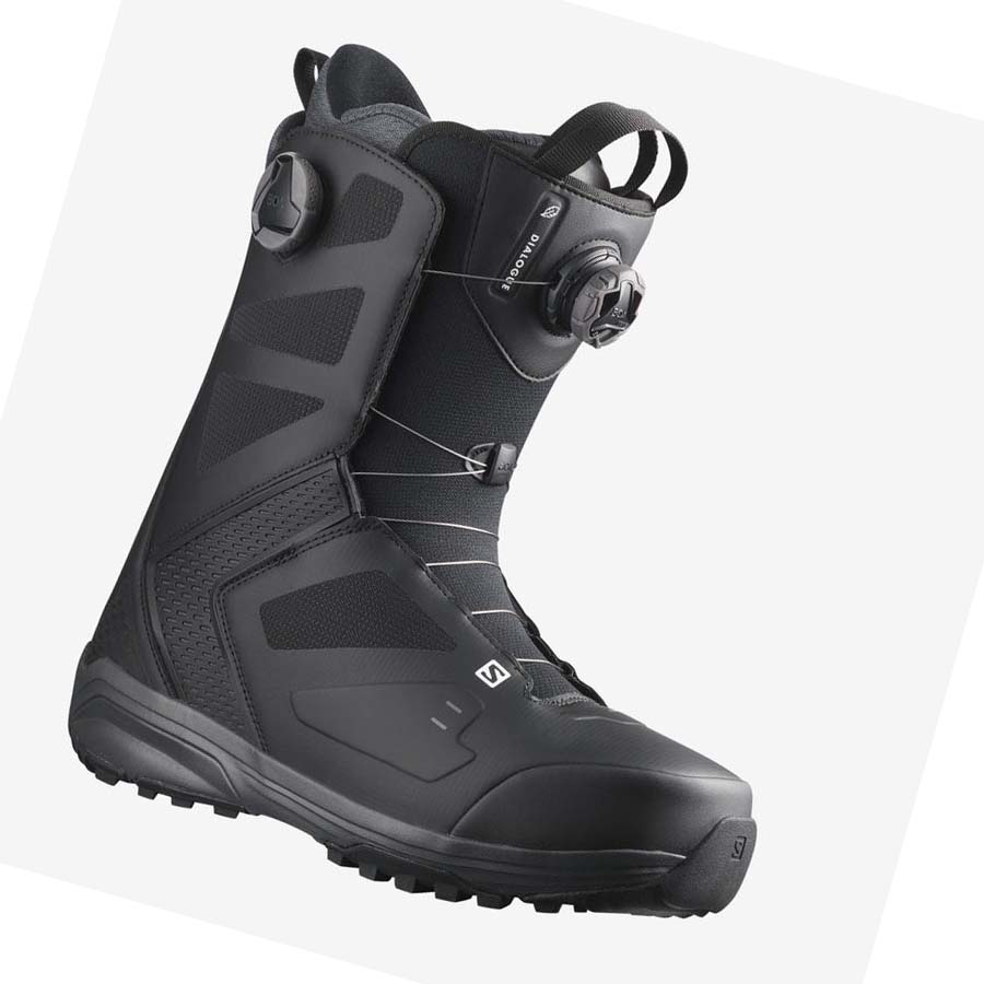 Salomon DIALOGUE DUAL BOA WIDE JP Pjäxor Herr Svarta | SE763RVD