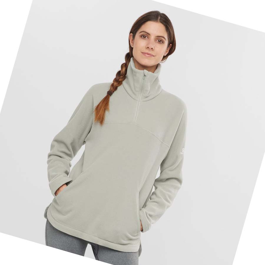 Salomon ESSENTIAL COSY FLEECE Hoodie Dam Vita | SE1109CTV