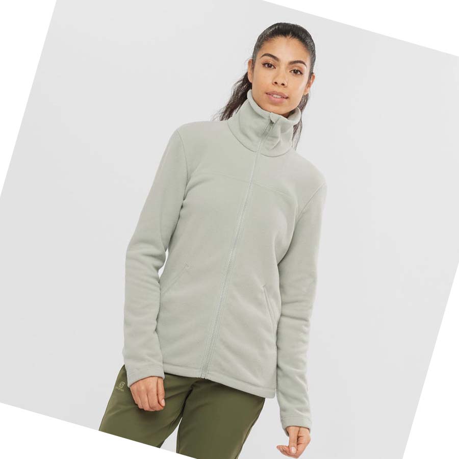 Salomon ESSENTIAL COSY FLEECE Hoodie Dam Beige | SE1113KOR