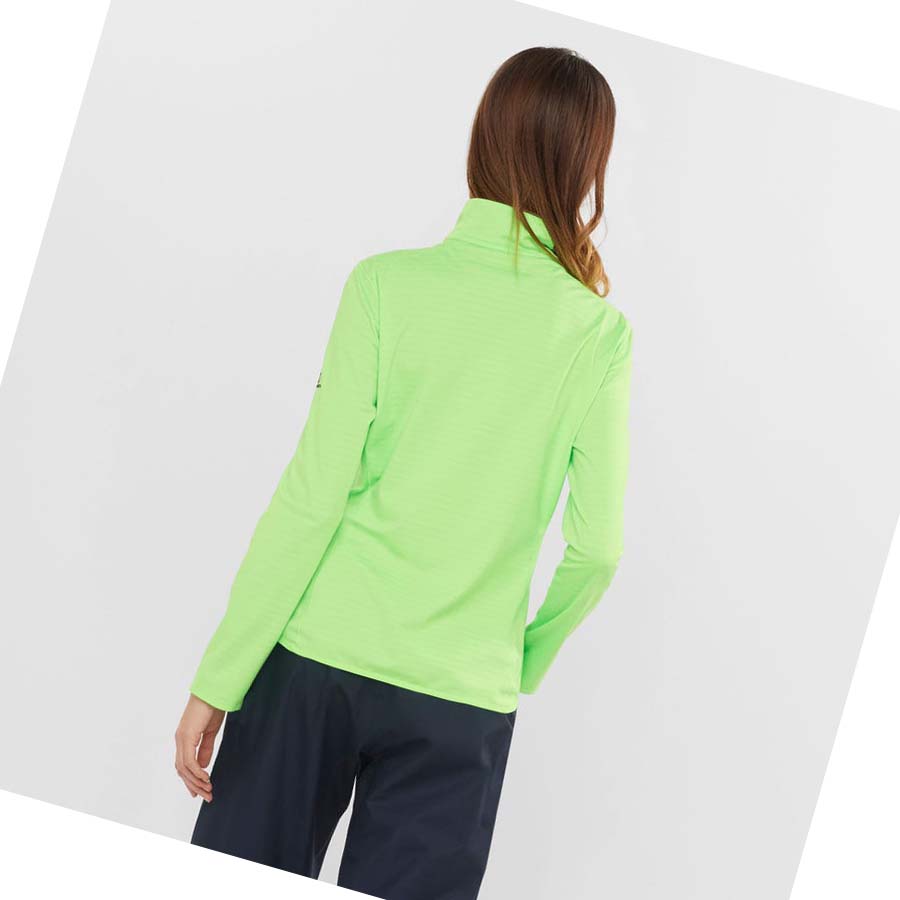 Salomon ESSENTIAL LIGHTWARM Hoodie Dam Mintgröna | SE1105MQZ