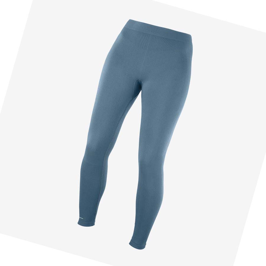 Salomon ESSENTIAL SEAMLESS Byxor Dam Blå | SE1248DFM