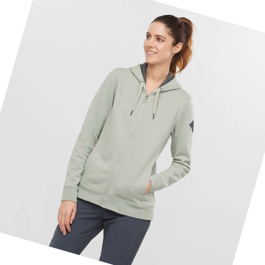 Salomon ESSENTIAL WARM SALOMON Hoodie Dam Beige | SE1110XYU