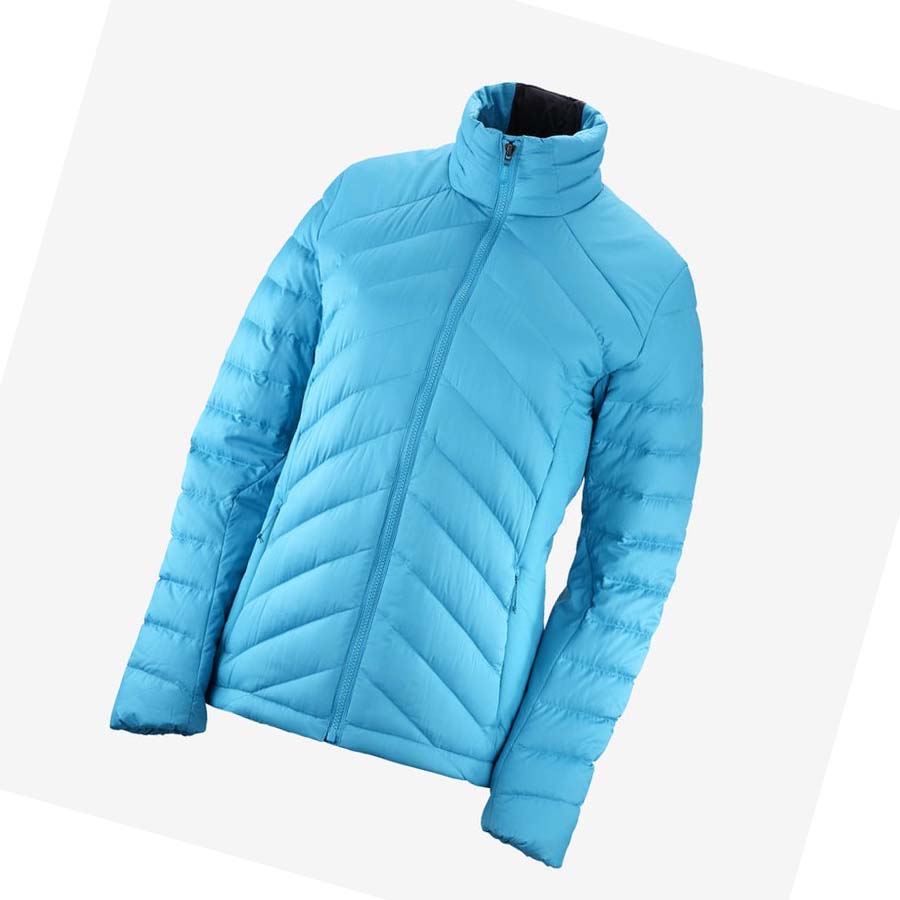 Salomon ESSENTIAL XWARM DOWN INSULATED Jacka Dam Blå | SE1177YXF