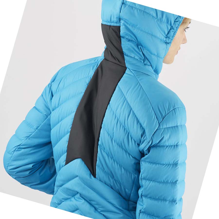 Salomon ESSENTIAL XWARM DOWN INSULATED Jacka Dam Blå | SE1179RVD