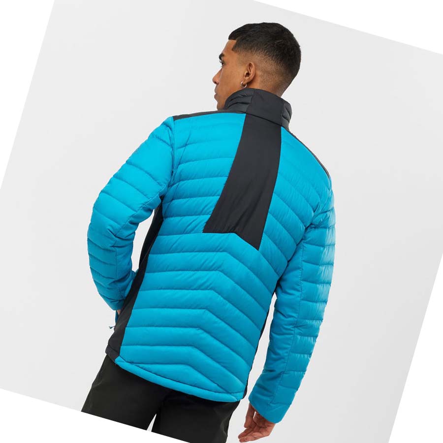 Salomon ESSENTIAL XWARM DOWN INSULATED Jacka Herr Blå | SE317ILH