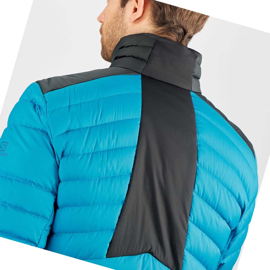 Salomon ESSENTIAL XWARM DOWN INSULATED Jacka Herr Blå | SE317ILH