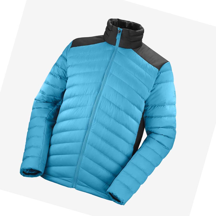 Salomon ESSENTIAL XWARM DOWN INSULATED Jacka Herr Blå | SE317ILH