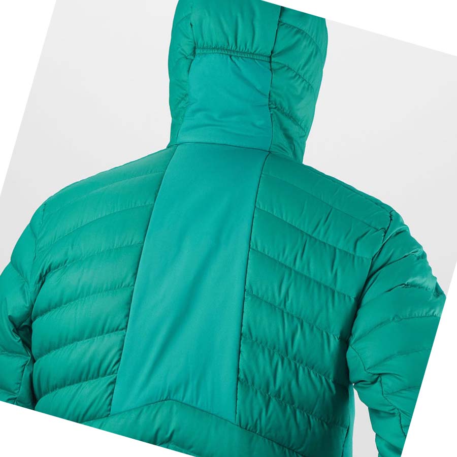 Salomon ESSENTIAL XWARM DOWN INSULATED Jacka Herr Gröna | SE322EBC