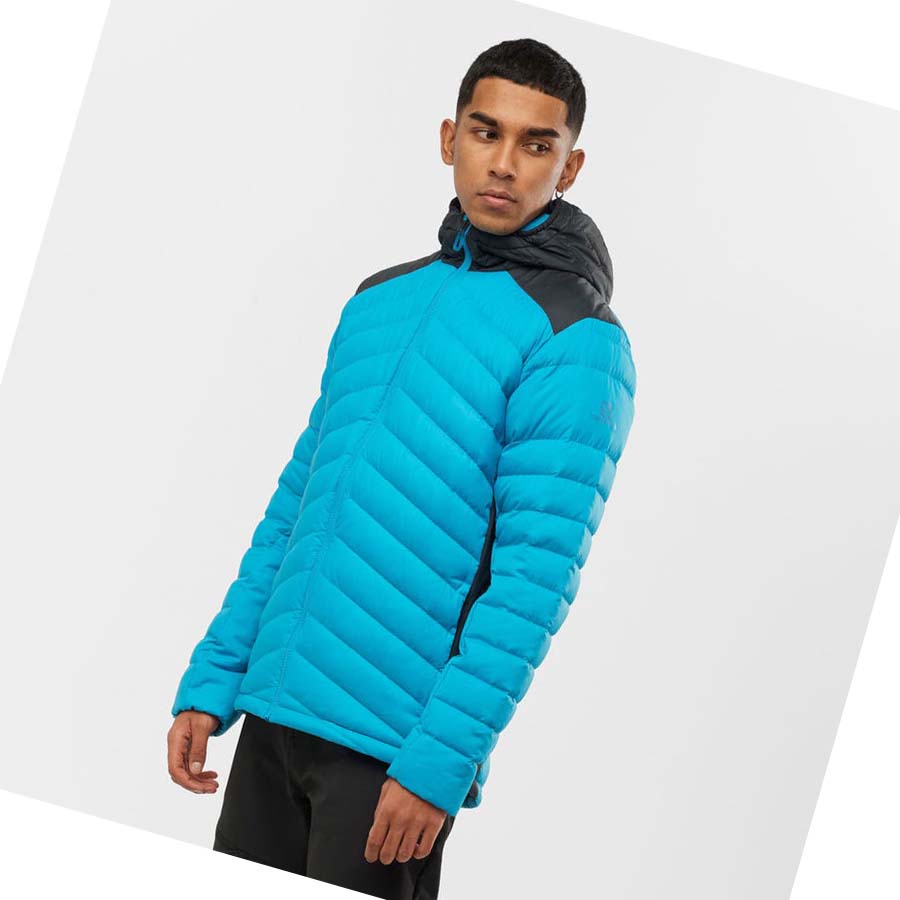 Salomon ESSENTIAL XWARM DOWN INSULATED Jacka Herr Blå | SE324QMA