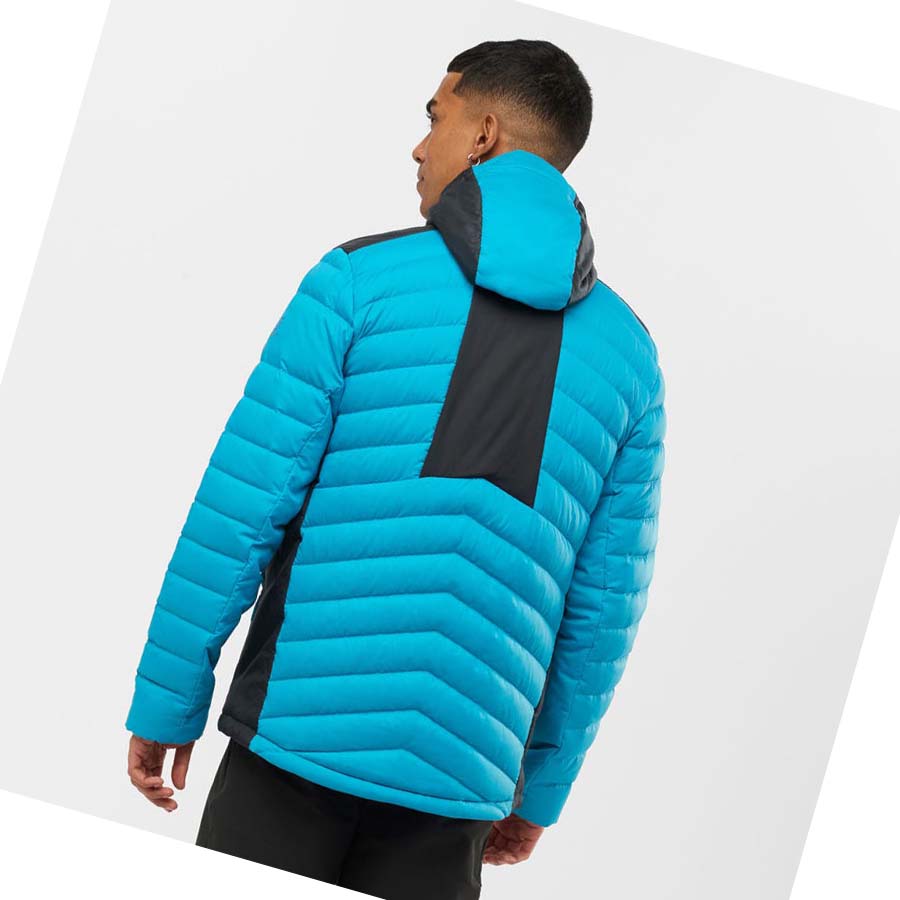 Salomon ESSENTIAL XWARM DOWN INSULATED Jacka Herr Blå | SE324QMA