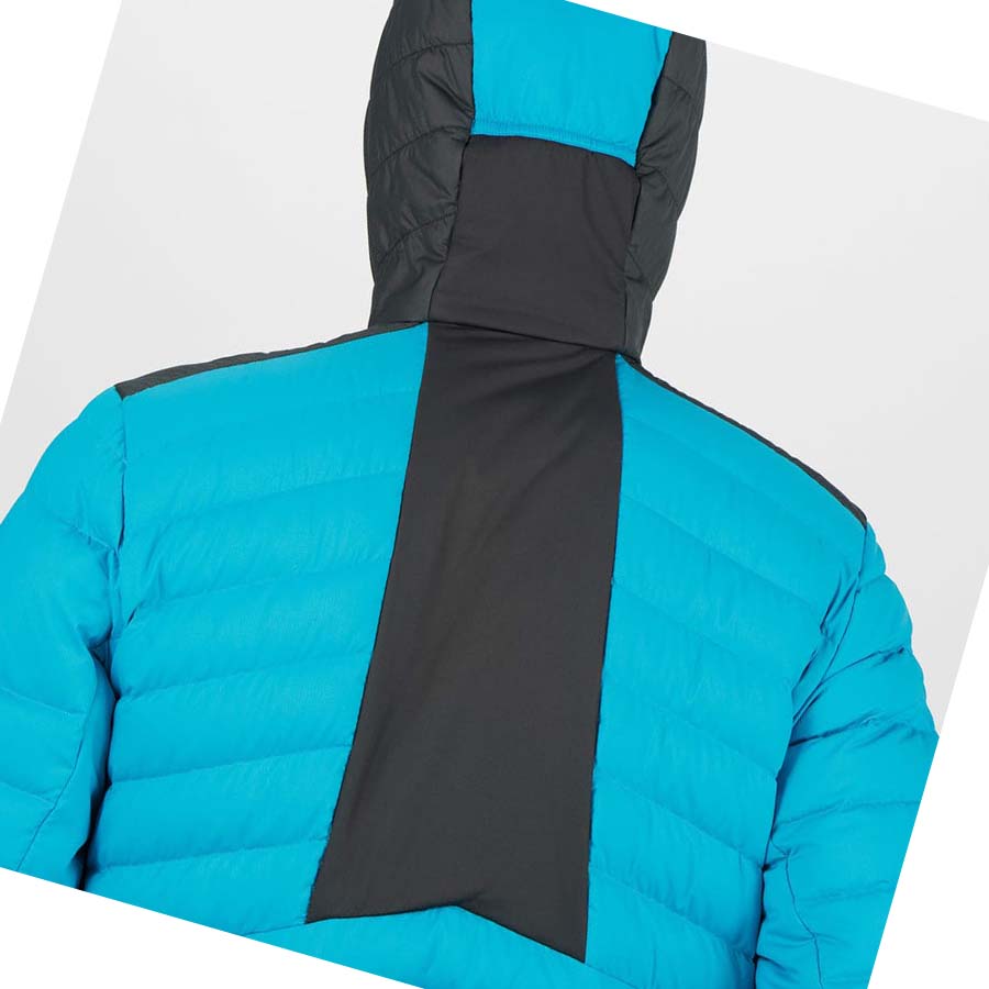 Salomon ESSENTIAL XWARM DOWN INSULATED Jacka Herr Blå | SE324QMA