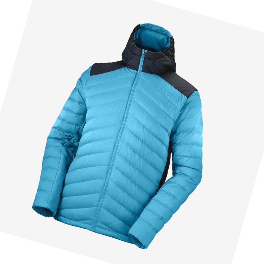 Salomon ESSENTIAL XWARM DOWN INSULATED Jacka Herr Blå | SE324QMA