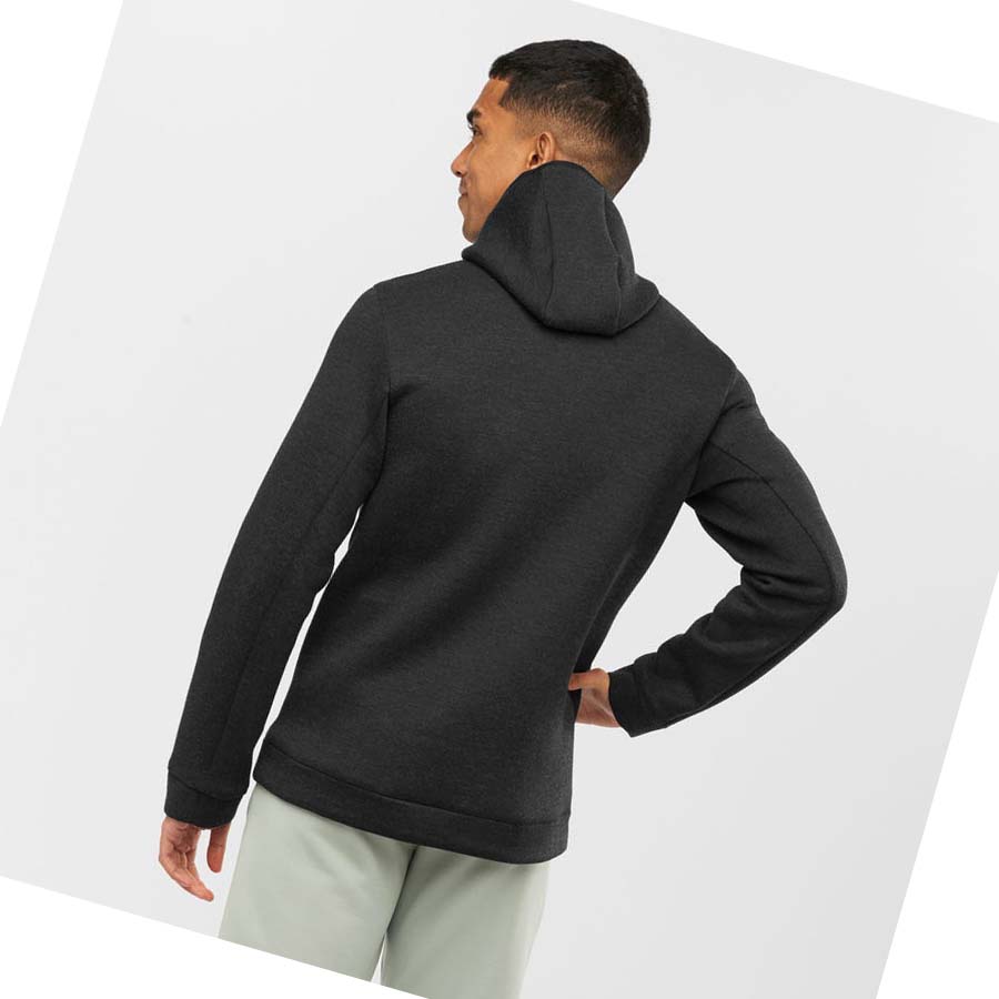 Salomon ESSENTIAL XWARM HYBRID Hoodie Herr Grå | SE410LIS