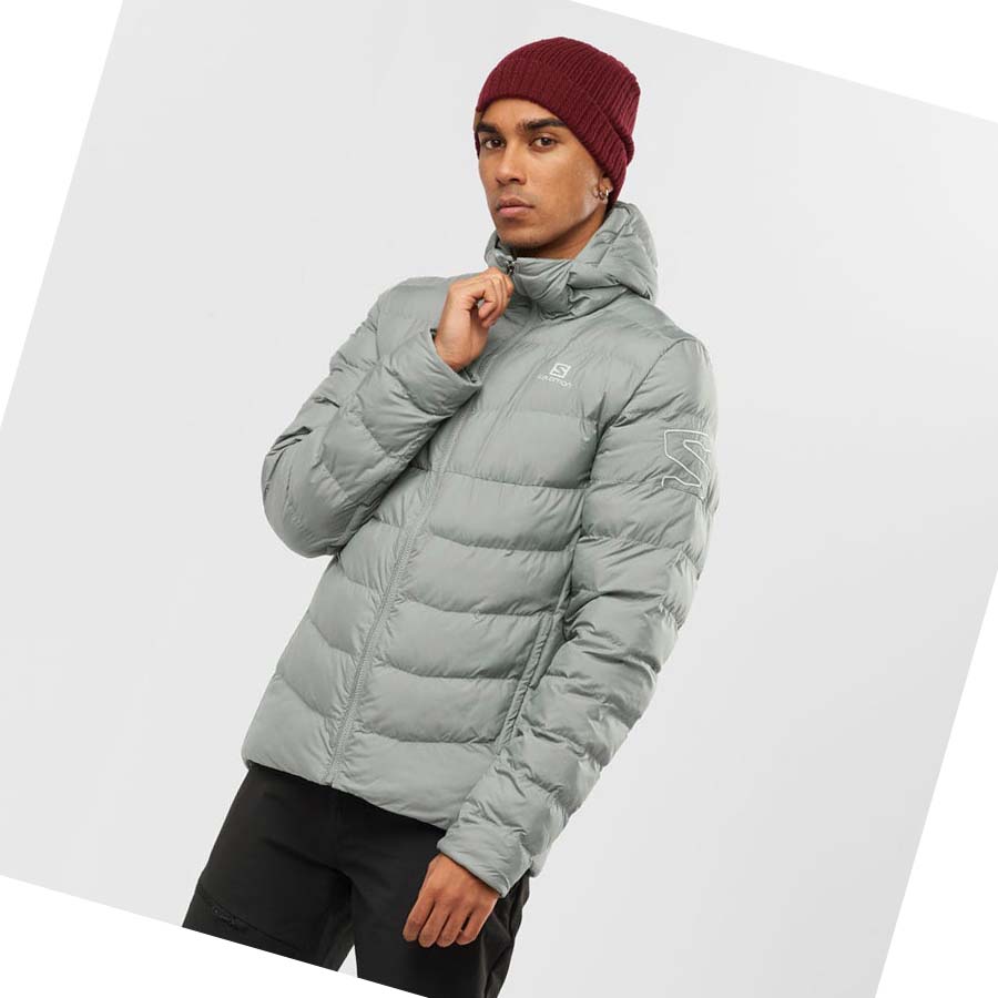 Salomon ESSENTIAL XWARM INSULATED Jacka Herr Olivgröna | SE314AHK