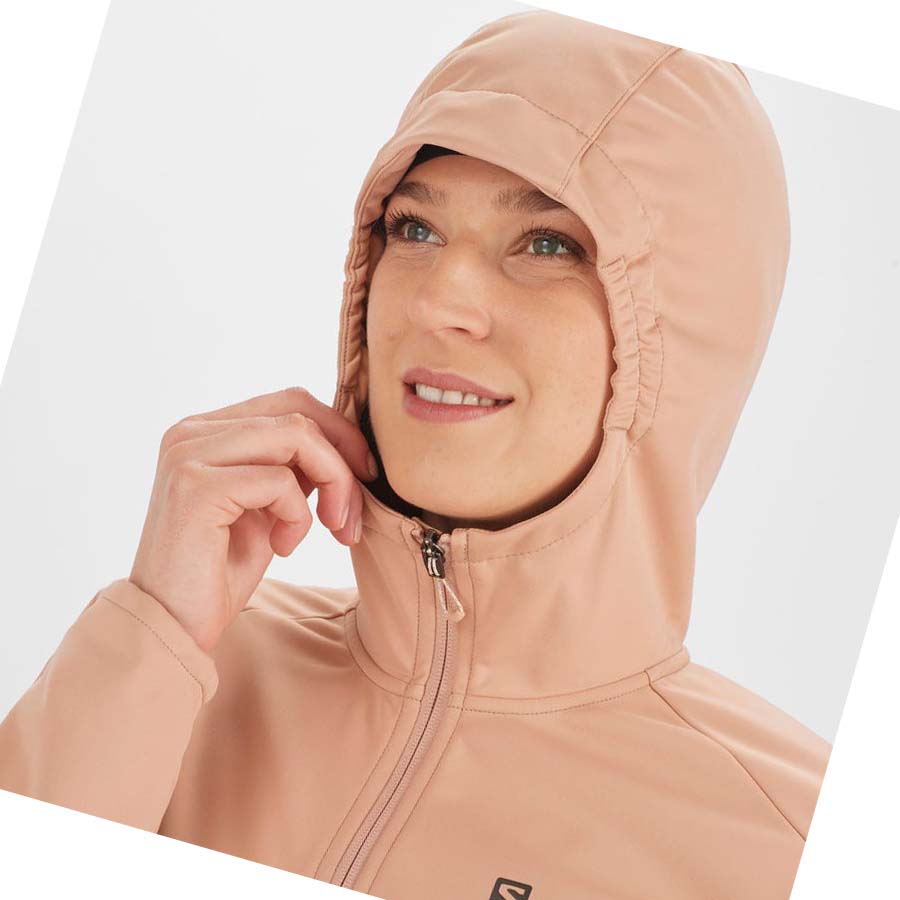 Salomon GORE TEX INFINIUM™ WINDSTOPPER® Jacka Dam Rosa | SE1190LIS