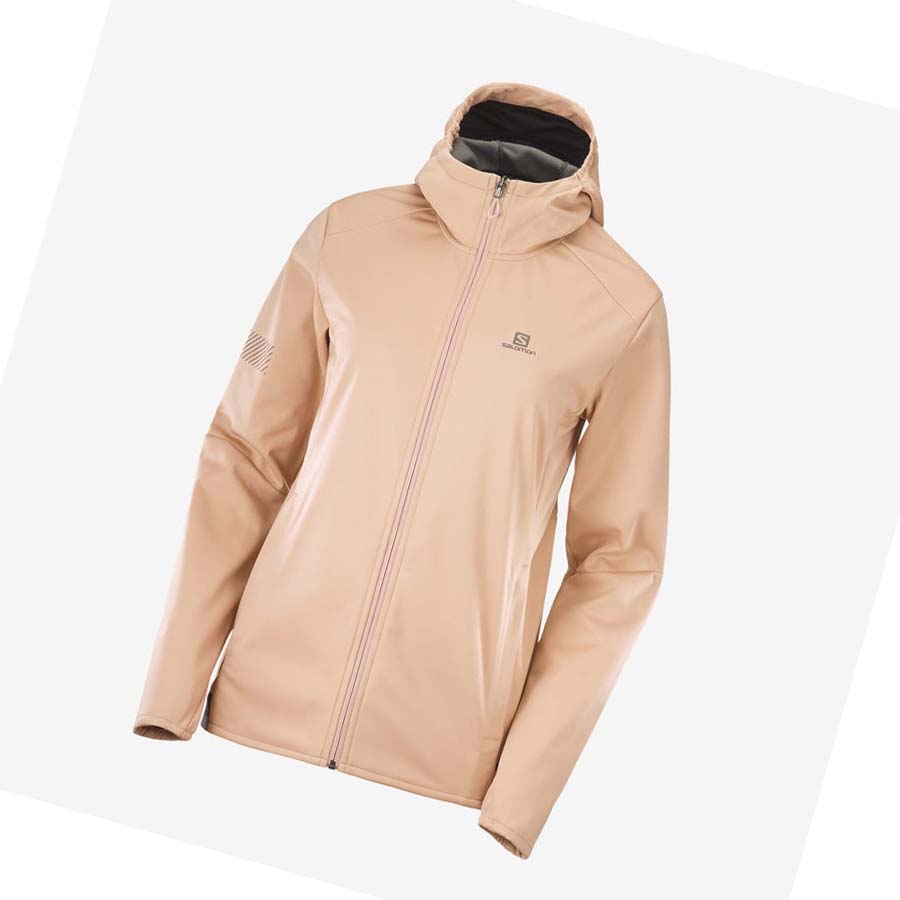 Salomon GORE TEX INFINIUM™ WINDSTOPPER® Jacka Dam Rosa | SE1190LIS