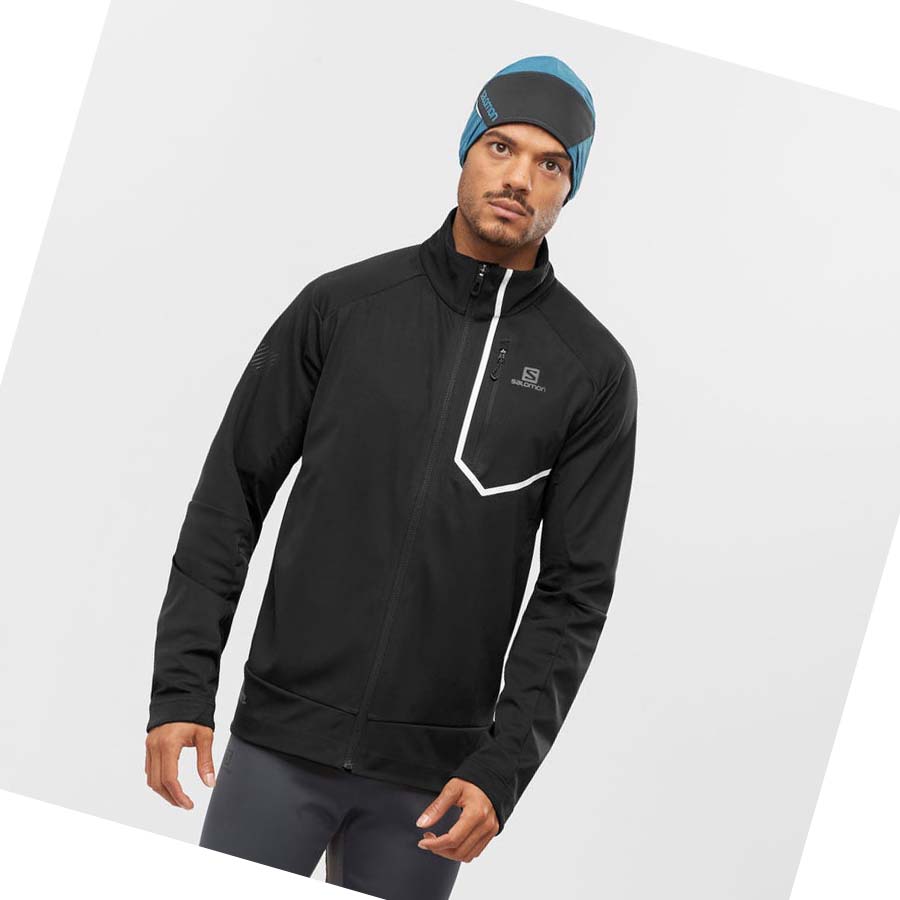 Salomon GORE-TEX INFINIUM™ WINDSTOPPER® PRO Jacka Herr Svarta | SE365SGL