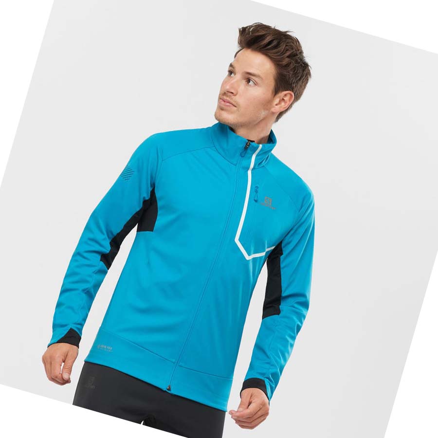 Salomon GORE-TEX INFINIUM™ WINDSTOPPER® PRO Jacka Herr Svarta | SE366AHK