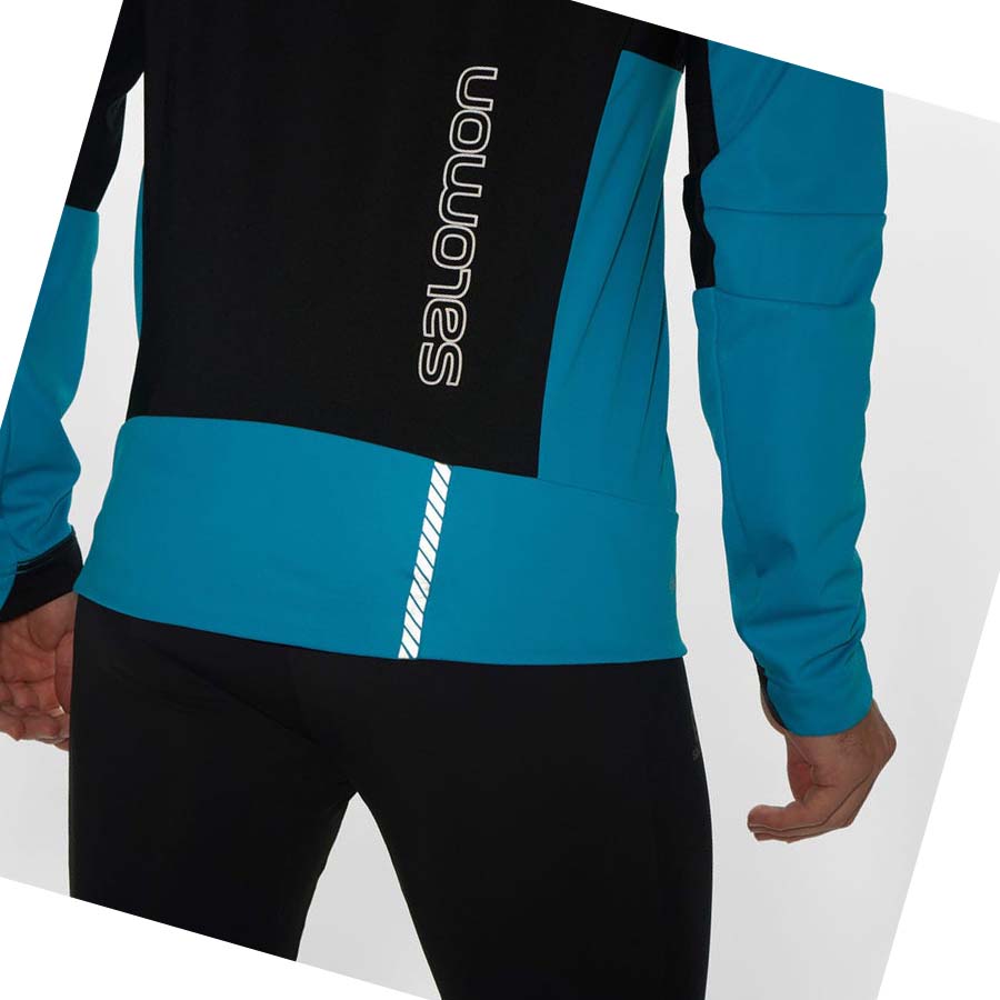 Salomon GORE-TEX INFINIUM™ WINDSTOPPER® PRO Jacka Herr Svarta | SE366AHK