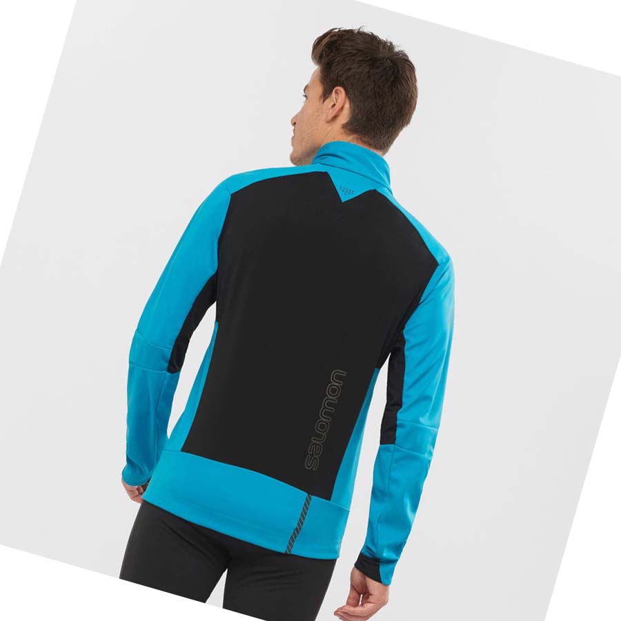 Salomon GORE-TEX INFINIUM™ WINDSTOPPER® PRO Jacka Herr Svarta | SE366AHK