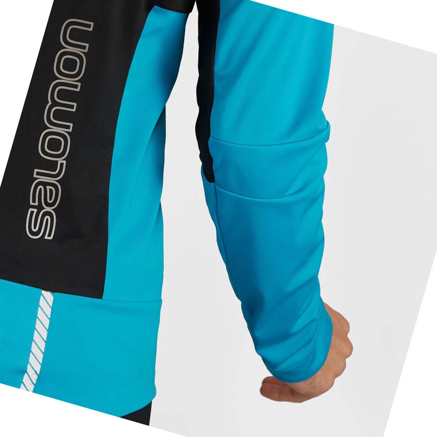 Salomon GORE-TEX INFINIUM™ WINDSTOPPER® PRO Jacka Herr Svarta | SE366AHK