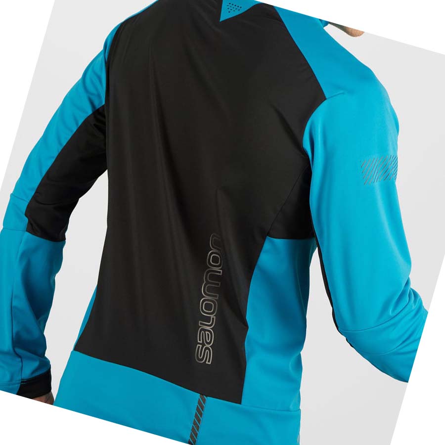 Salomon GORE-TEX INFINIUM™ WINDSTOPPER® PRO Jacka Herr Svarta | SE366AHK