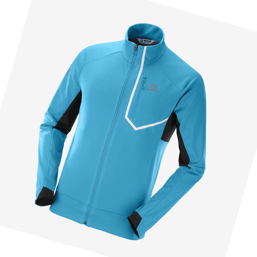 Salomon GORE-TEX INFINIUM™ WINDSTOPPER® PRO Jacka Herr Svarta | SE366AHK